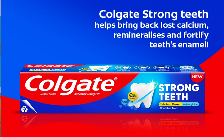 Colgate Strong Teeth Toothpaste (Pack Of 10)
